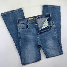 Pilcro and the Letterpress Flare Jeans Womens 29x31 Anthropologie Medium Wash