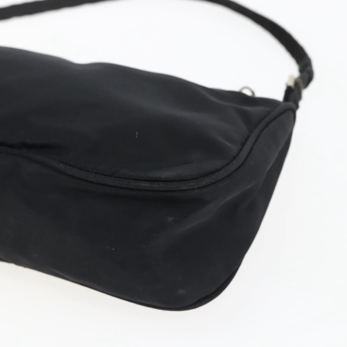 PRADA Hand Bag Nylon Black Silver Auth ep12953 thumbnail 12