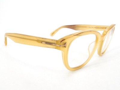 Tom Ford Garrett TF538 Eyeglasses FRAMES 59E Beige 49[]22-145 Italy M346