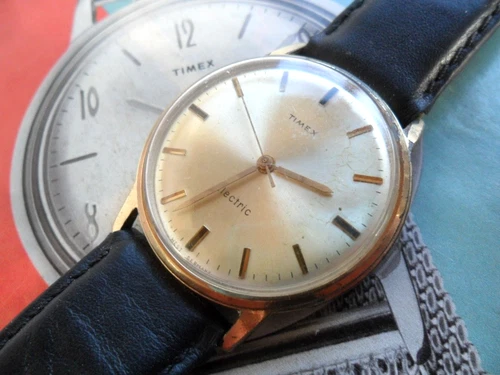 Vintage 1980's Men's Timex Electric Backset Hybrid West Germany Watch 4 REPAIR