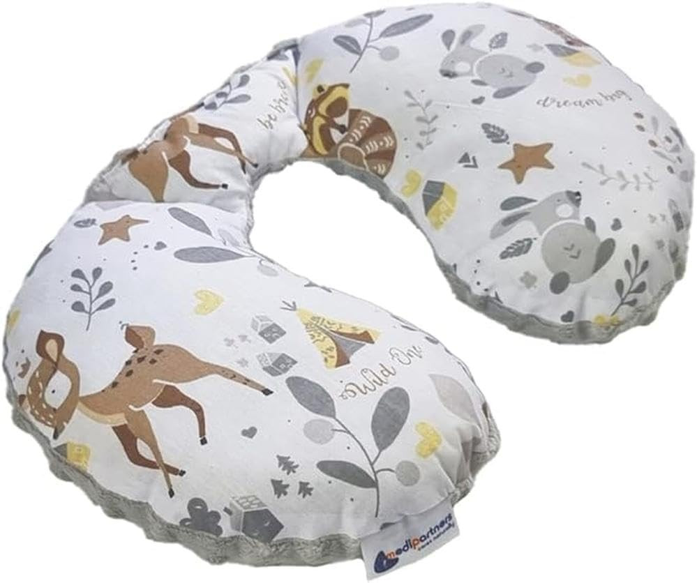 Cuscino da viaggio per bambini in cotone Minky