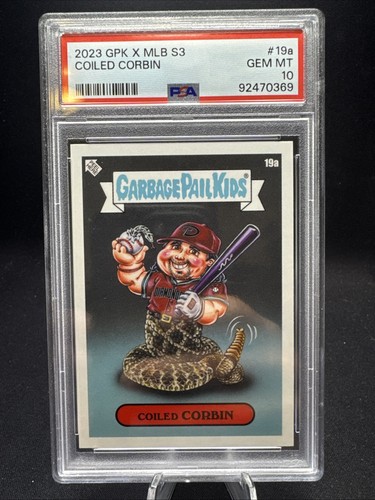 2023 Topps Gabage Pail Kids Corbin Coiled Carroll PSA 10 Rookie Year