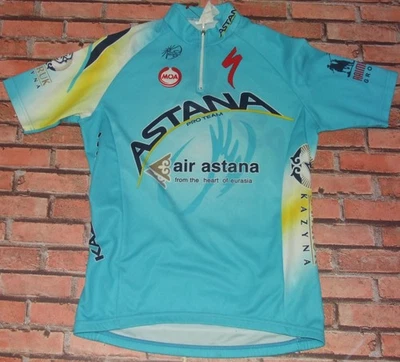 ASTANA MOA Maillot De Cyclisme (677) Taille L - Photo 1/2