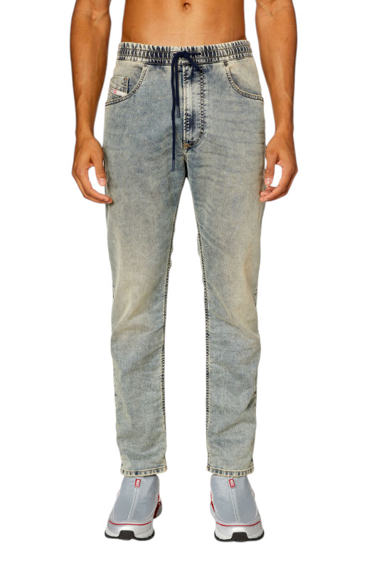 Diesel 2030 D-Krooley Jogg 068JW Herren Jeans W34 Blau Tapered