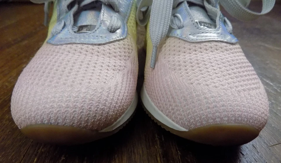 Zapatillas Ara Fusion Rosa Pastel Arco Iris Metálicas Iridiscentes Lisboa Dynergy 8.5 Foto 4 de 4