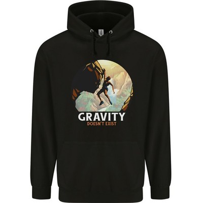 Bergsteigen Gravity Doesnt Exist Lustig Bergsteiger Kinder Kapuzenpulli