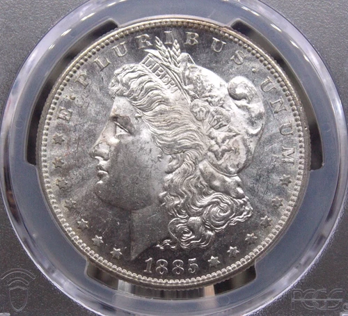 1885 "S" Morgan SILVER Dollar $1 PCGS MS61 #336 Uncirculated Unc ECC&C, Inc.