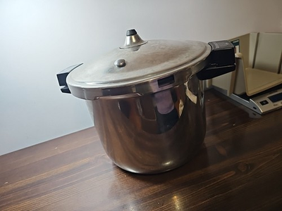 #ad Kuhn Rikon 12qt 12L DUROMATIC Stainless Steel Pressure Cooker Inox 18 10 Large $179.12