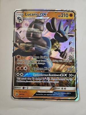 2018 Jumbo Pokemon Lucario GX HP 210 SM100 Card | eBay 2018 Jumbo Pokemon Lucario GX HP 210 SM100 Card | eBay