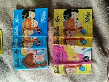 Vintage 1962 Barbie And Ken And Midge Lot Of 7 Booklets