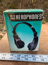 Sound Waves AM/FM Headphone Radio with Adjustable Headband  Flexible Antenna