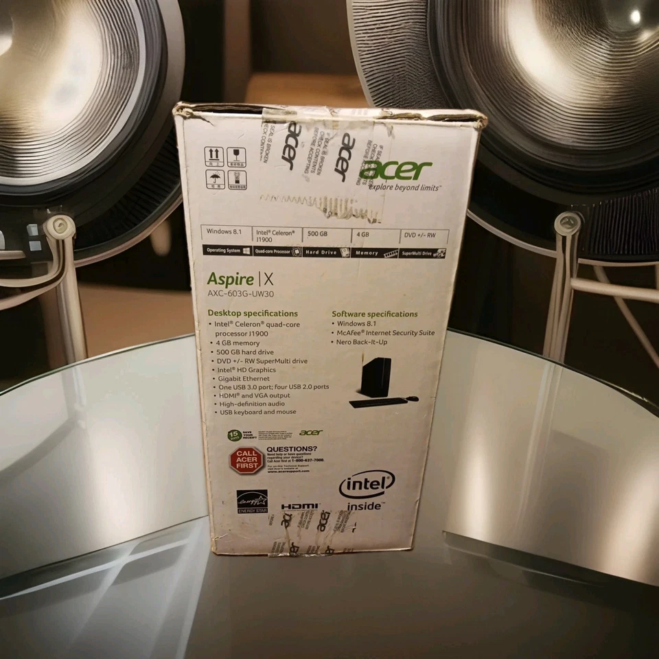 Nuevo Acer Aspire AXC-603G-UW30/Intel J1900/500GB HD-4 GBMem/ENVÍO GRATUITO Foto 3 de 4