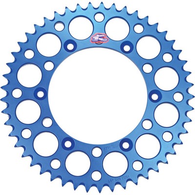 Renthal Rear Sprocket - Blue, 520 / 52T 224U-520-52GPBU