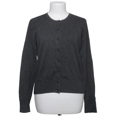H&M, Strickjacke, Damen, Größe: M, Grau, Viskose/Polyamid, Einfarbig #aWP