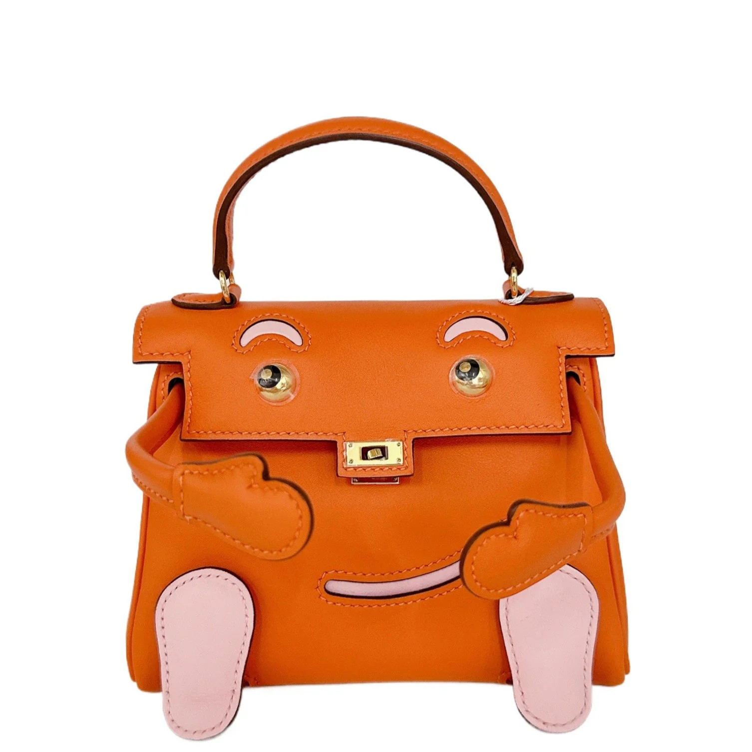 Hermes Kelly Doll 93 Orange Swift (hj081226ar0r) - Gem