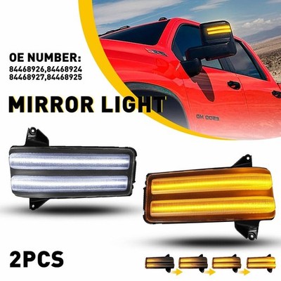 Switchback Towing LED Mirror Light Fits 2020+ GMC Sierra Silverado 2500HD 3500HD