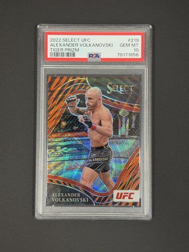 Alexander Volkanovski [Tiger] #219 2022 Panini Select UFC card