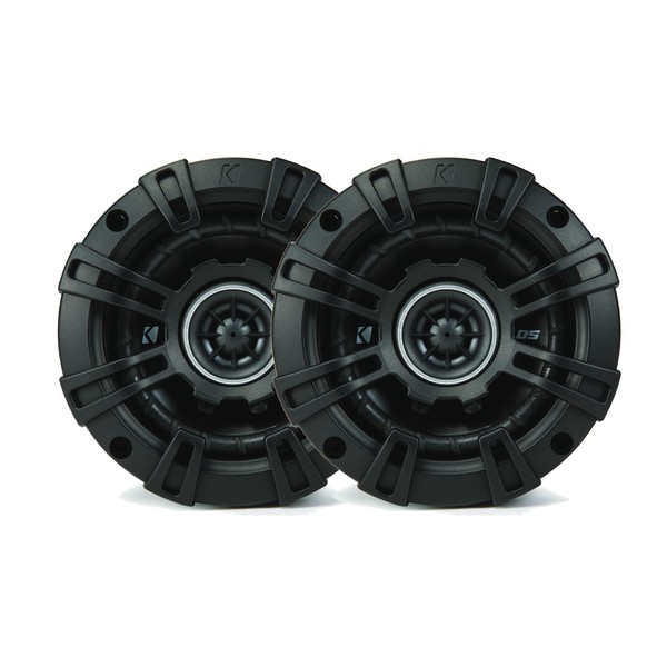 Kicker KA43DSC404 4-Zoll 2-Wege Koaxial Lautsprechersystem Schwarz/Weiß 30W-image