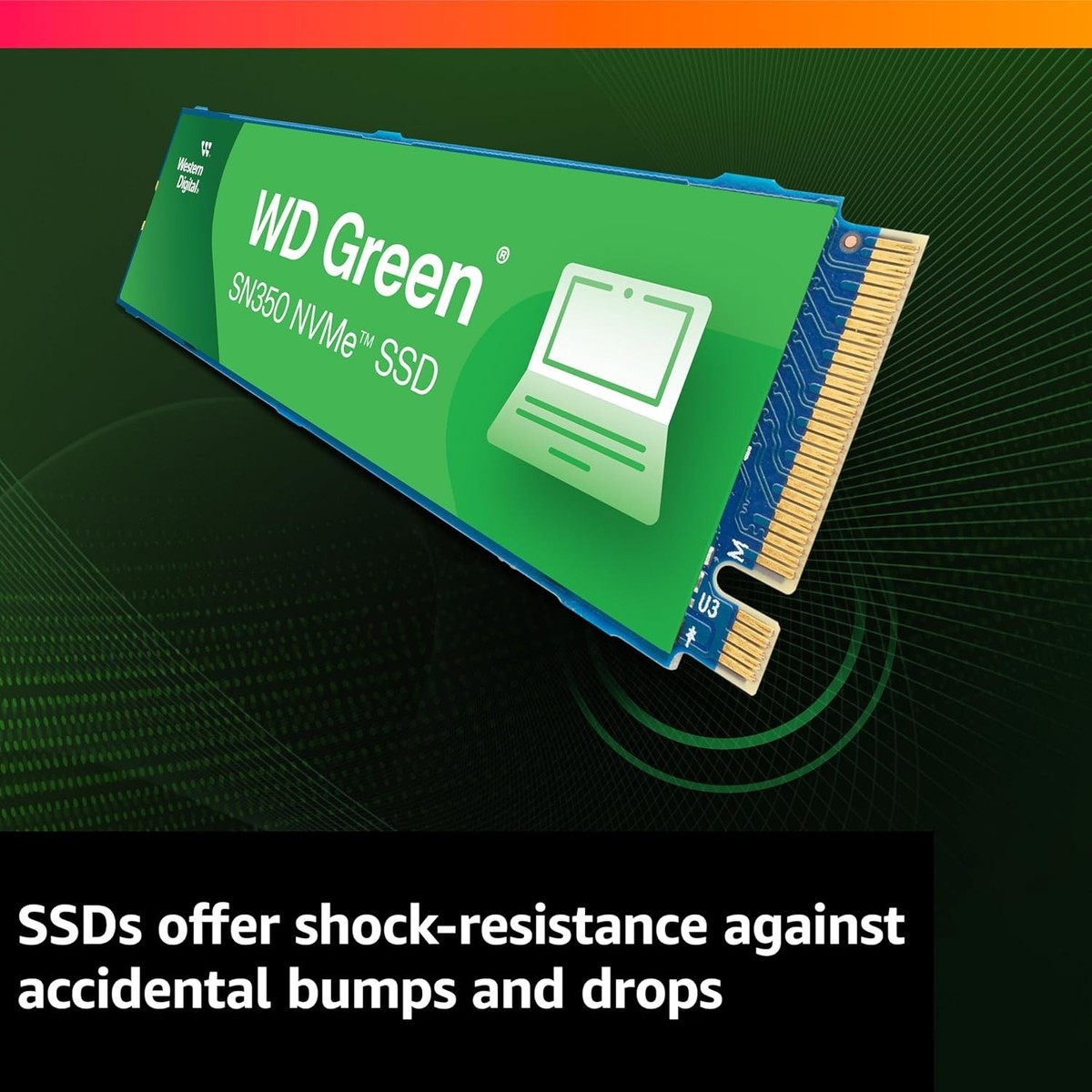 Western Digital 1TB WD Green SN350 NVMe Internal SSD Solid State