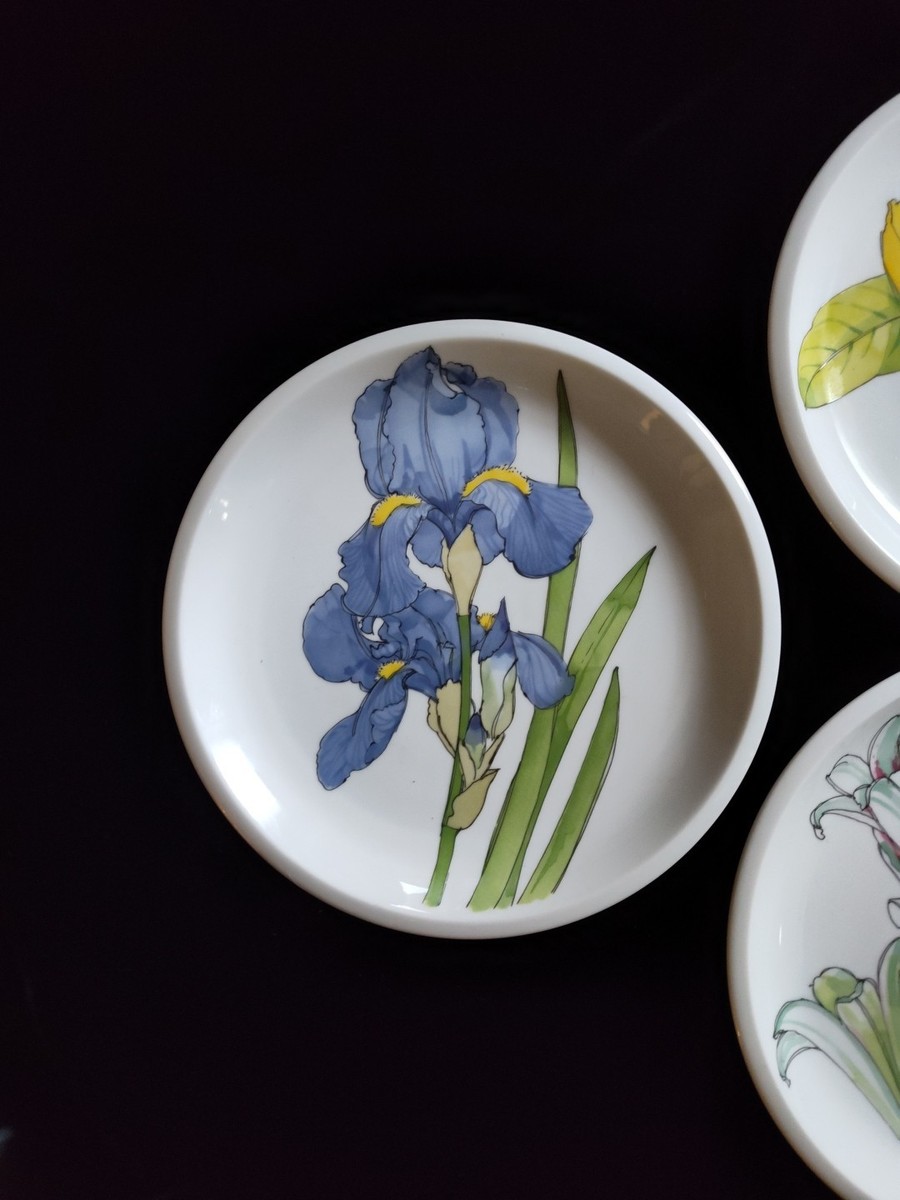 Soucoupes en porcelaine (lot de 10