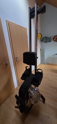 Rudergerät, Water Stream, XR6, Hammer, Schwarz, Heimtrainer, Aufstellbar