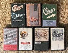 Chicago Cassette Tape Lot of 7 Cassettes - See Picture or Description for Titles