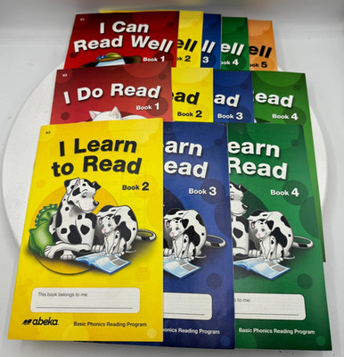 Abeka K5 Basic Phonics Reading Program Lot of 12 Readers