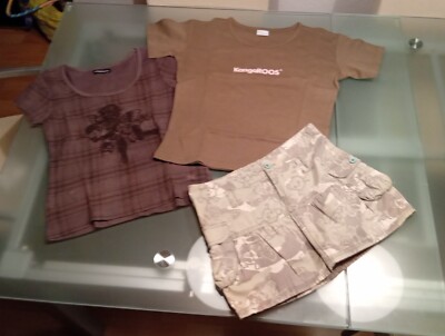Bekleidungspaket  Mädchen 164 Oberteile Rock Shirt H&M Kangaroos Flashlights Neu