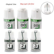 Gingi-Pak Max Z-Twist Dental Gingival Retraction Cord Packing 0,00,000,1, 2 ,3