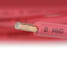 8 AWG Solar Panel Wire Per Foot Power Cable UL 4703 Copper MADE IN USA PV Gauge