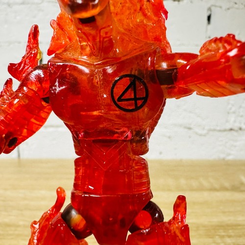 The Human Torch 2005 Fantastic Four 4 Marvel Legends 6" Action Figure Toybiz - Picture 5 of 15