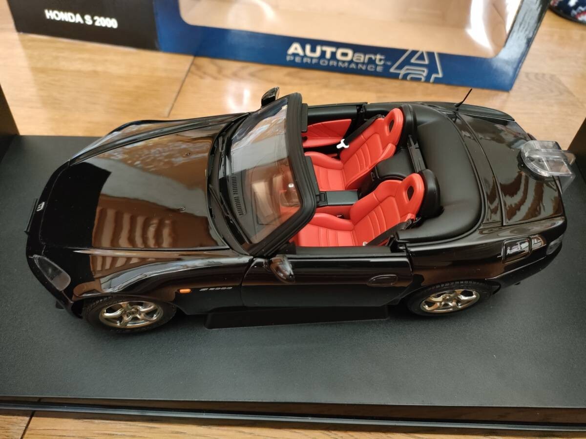 1/18 AUTOart Honda S2000 Ap1 Ap2 Black w/ Box From Japan