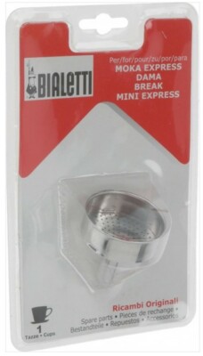 BIALETTI TRICHTERFILTER 1 TASSE MOKA MINI EXPRESS DAMA BREAK HERDPLATTE KAFFEEMASCHINE