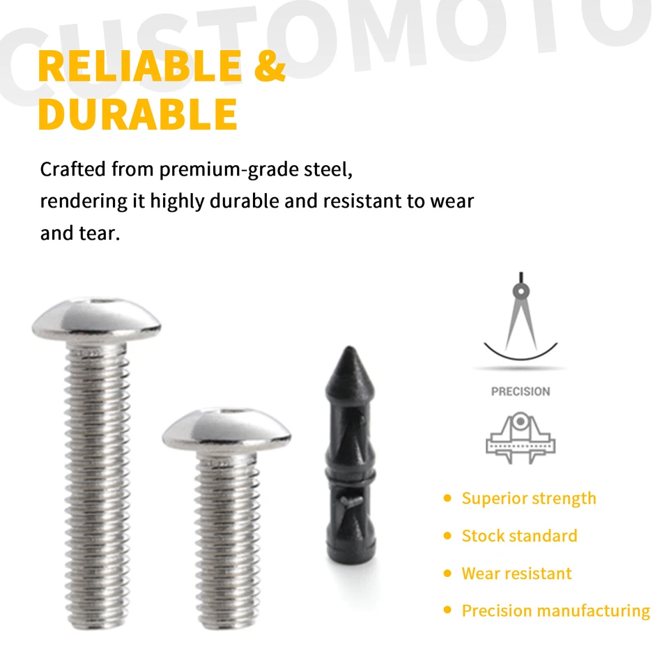 Kit completo de tornillos de carenado para Suzuki GSXR1000 arandelas ojal para 2003-2004 Foto 4 de 4