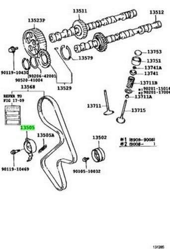 TOYOTA MR2 CELICA IDLER Timing Belt Genuine JDM OEM - Foto 2 di 2
