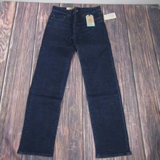 Prana NEW NWT Mens 28x32 Hillgard Jeans Straight Leg Dark Blue Ozone Wash