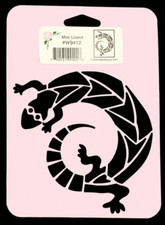 4" Lizard stencil gecko template animal pattern paint craft new by Stensource
