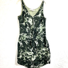 Brian Reyes Womens Dress Size 8 Multicolor Silk Scoop Neck Sleeveless Open Back