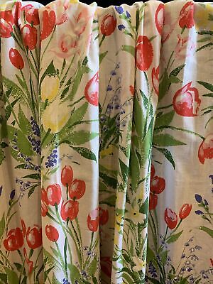 Prest Pleated Ds Curtains Tulips, Curtains At Sears