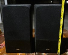 Set of 2 JVC Speaker System SP-ME5BK Bookshelf 30 Watt Black