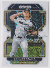 2022 Prizm Draft Picks Baseball WHITE DONUT PRIZM #PDP146 Connor Staine /50