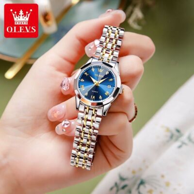 Waterproof Luminous Ladies Wrist Watches With Day And Date  display picture 3