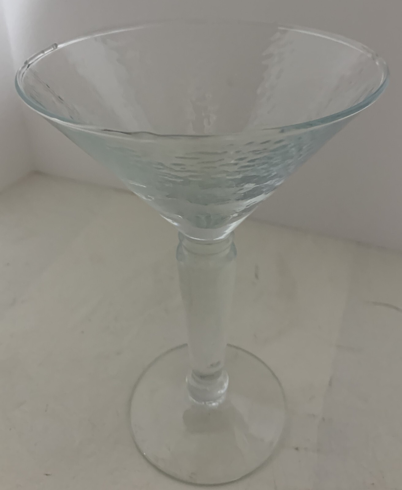 Hand Blown 7-Inch Martini Glasses Set of 3 with 3-Inch Base