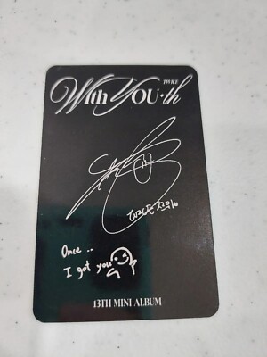 NEW Twice Tzuyu With You-th Official Album Photocard Youth