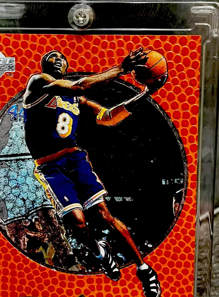 KOBE BRYANT CARD REFRACTOR HOLO Foil AUTHENTIC INSERT RARE LA LAKERS  JERSEY #8 - Image 3 of 4