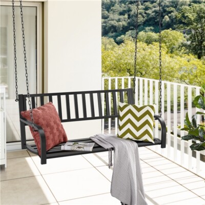 Hanging Porch Swing Bench Patio Deck Chair Swing Seat Outdoor
