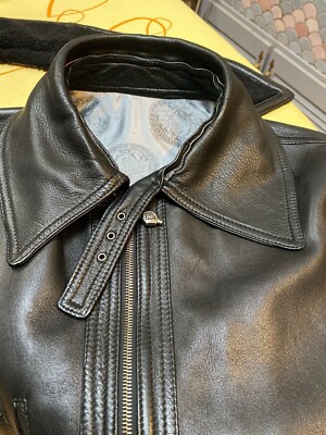 C*y様 GIANNI VERSACE leather tailored jac Gianni Versace true vintage leather jacket, IT 52/US 42 | eBay