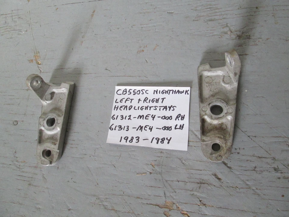  本田 CB550SC 夜鹰车头灯支架,61312-ME4-000 / 61313-ME4-000 — 第 4/4 张图片