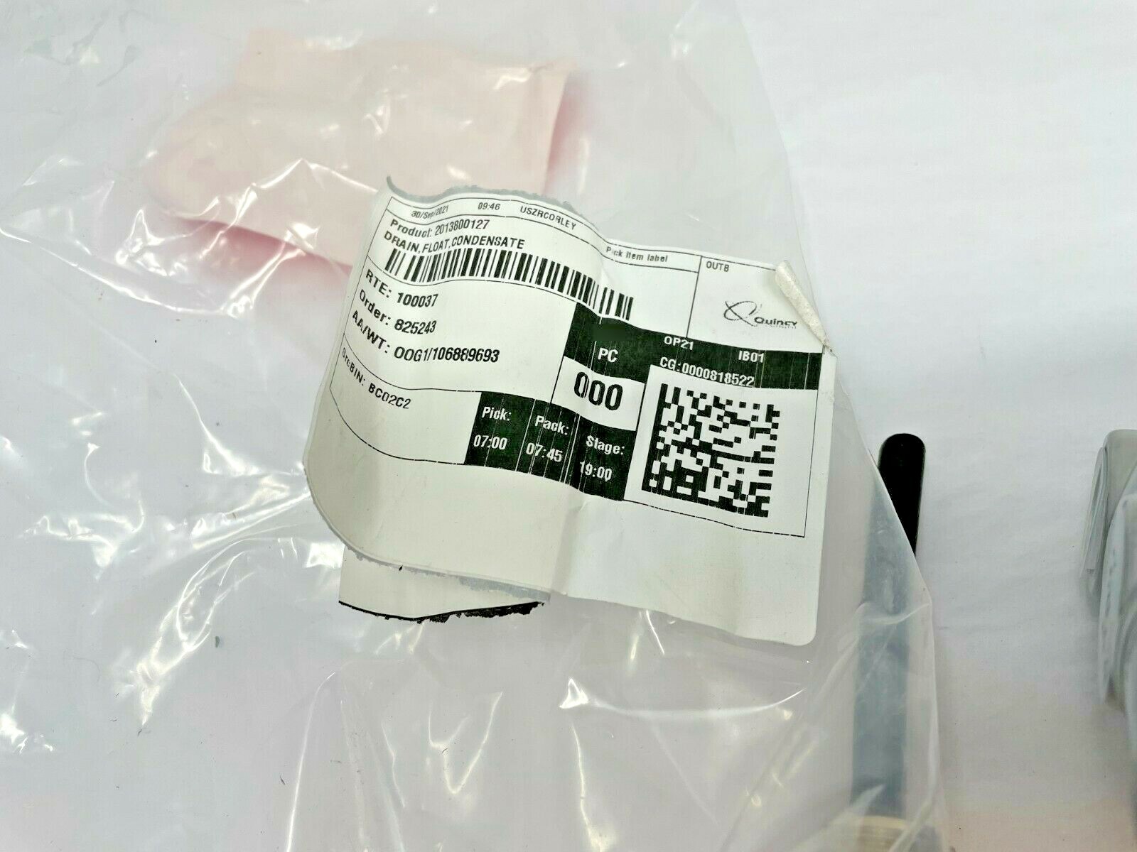 OEM Quincy 2013800127 Drain, Float, Condensate Fast Free Shipping 