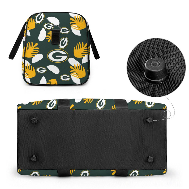 Green Bay Packers Travel Handbag Sport Gym Bag Large Capacity Print